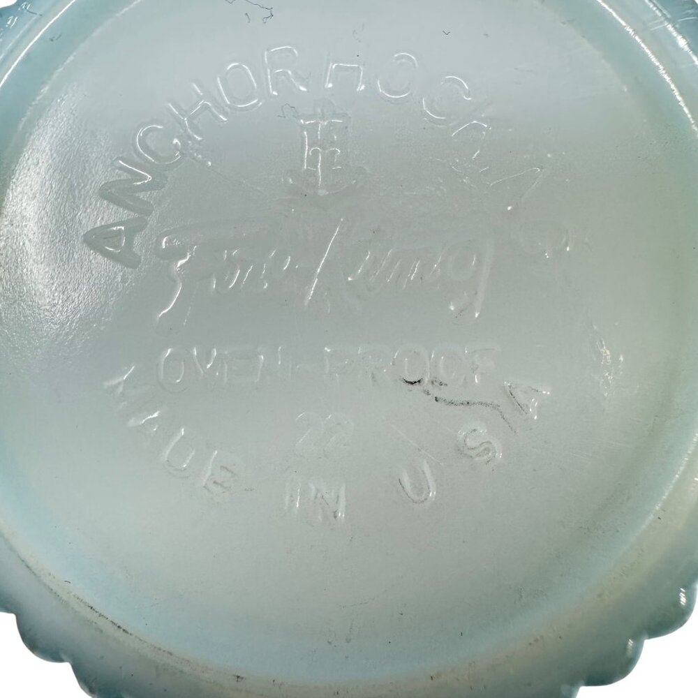 Fire King Blue Ombre Milk Glass Mug - Made in USA - Picture 5 of 5